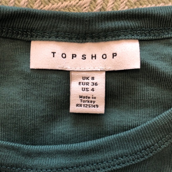 Topshop Long-Sleeve Top - Picture 2 of 3